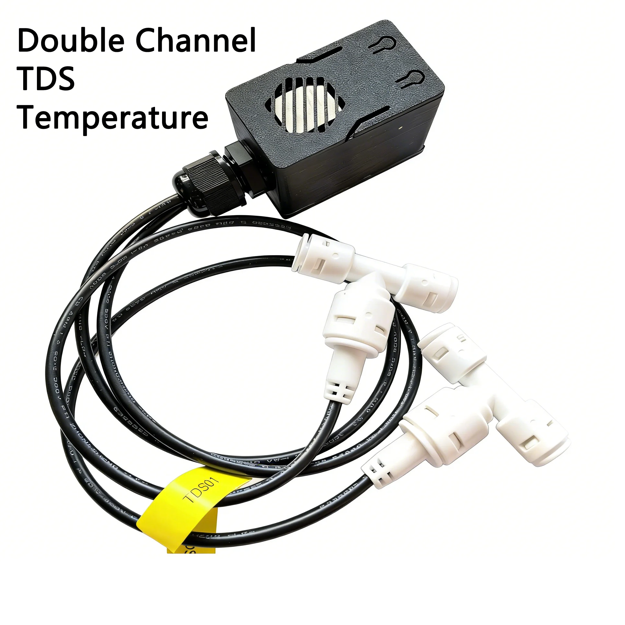 

Домашний помощник, Wi-Fi, двойной TDS и набор для измерения температуры 1/4 дюйма, из ПЭ трубы с латунным датчиком расхода воды, турбинный расходомер