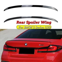 m5 style for bmw 5 series g30 525i 530i rear trunk spoiler wing abs tail trunk lip 2017 2018 2019 2020 2021 2022 body kit tuning