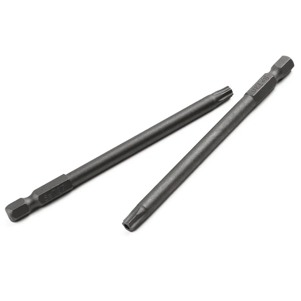 

Hand Tools Torx Screwdriver Bit Home 100mm 7pcs/Set Alloy Steel Anti-rust Hex Shank Hollow Precision Tool Silver With Magnetic