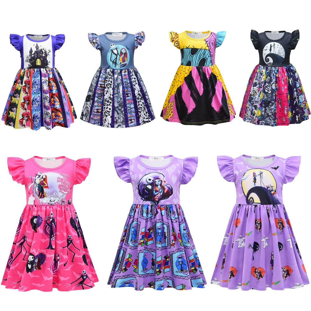 

Детское платье для косплея «Ночь перед Хэллоуином»