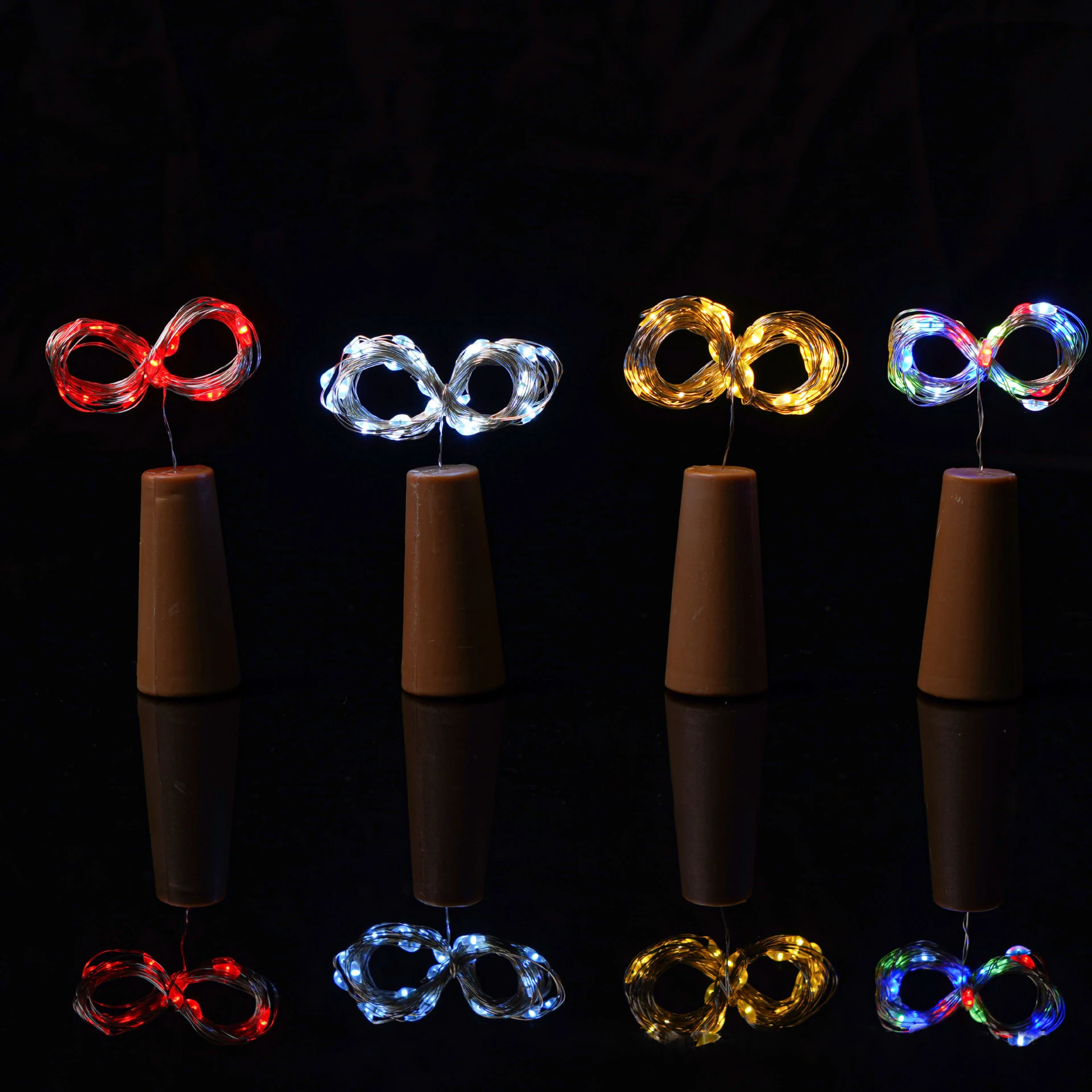 

Праздничное освещение, 10 шт., 5 шт., Сказочная светодиодная подсветка для винной бутылки, яркая гирлянда, Рождественская подсветка для украшения свадебной вечеринки
