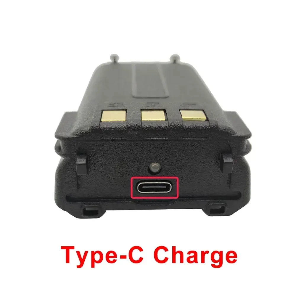 Оригинальный аккумулятор для Baofeng UV-5R 3800 мАч BL-5L 7 4 В порт зарядки TC аккумуляторы