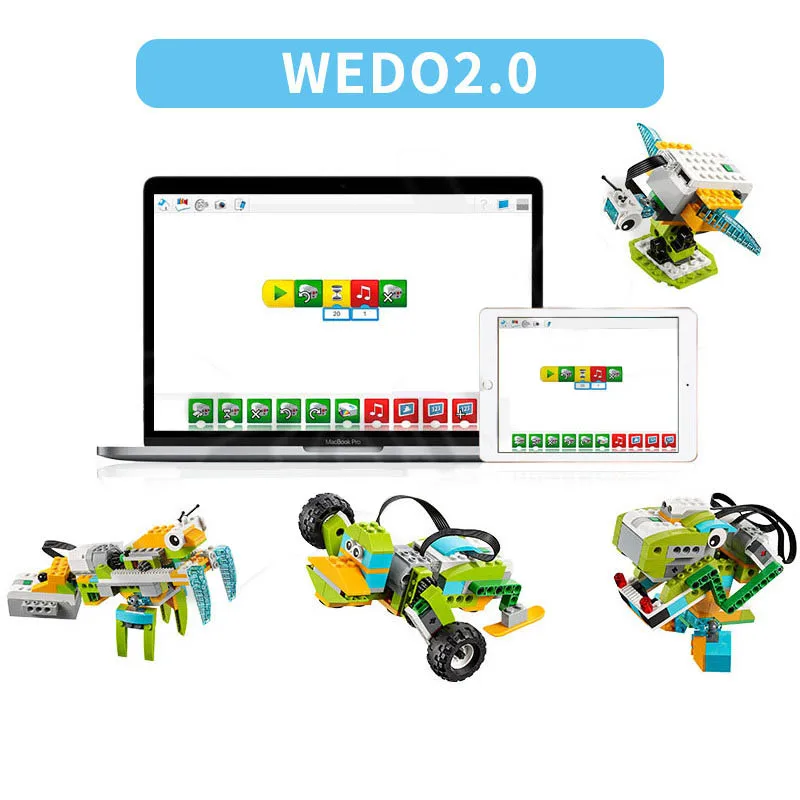 Высокотехнологичный Строительный набор WeDo 3 0 робототехники строительные блоки
