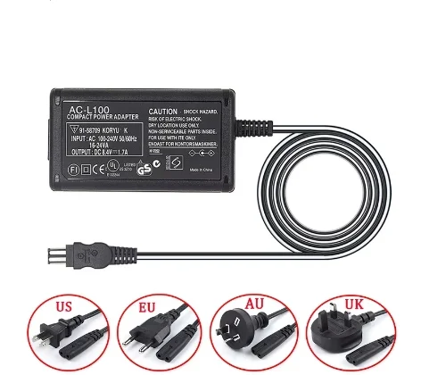 AC-L100C для камеры Sony AC-L10A L10B L15 L100C Адаптер питания NX100 AX2000 MC2500 HXR-NX3 CCD-TRV228 TRV615 PC104 MVC-FD200
