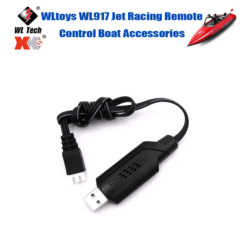 

Аксессуары для лодок WLtoys WL917 Jet Racing с дистанционным управлением, зарядное устройство с кабелем