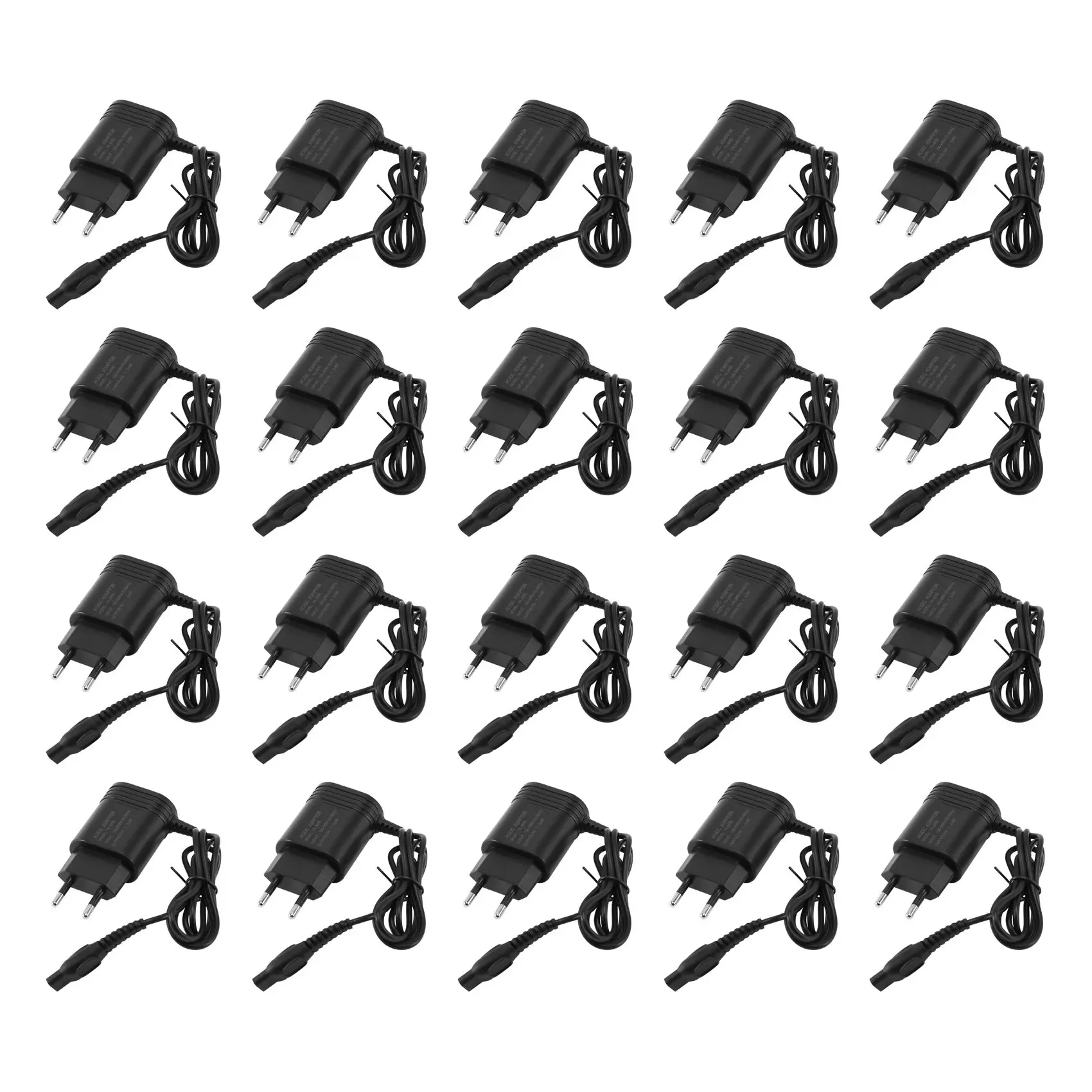 

20X Shaver for EU Wall Plug Ac Power Adapter Charger for Philips Electric Shaver Adapter for Hq8505/6070 (EU Plug)