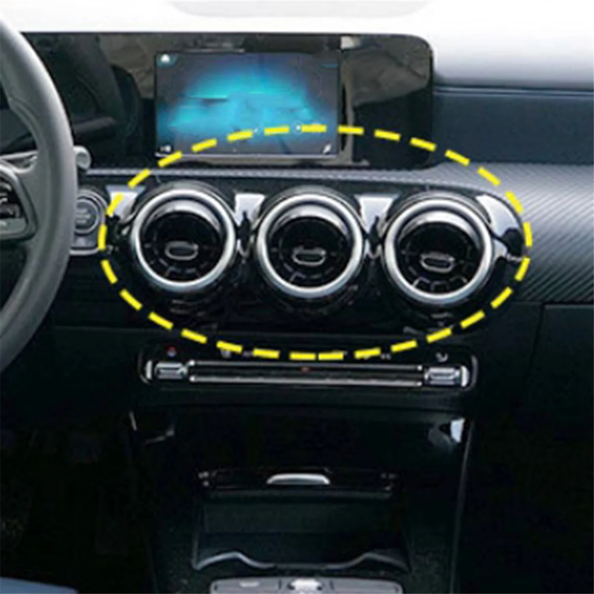 Центральная консоль автомобиля Вентиляционное отверстие кондиционера в сборе