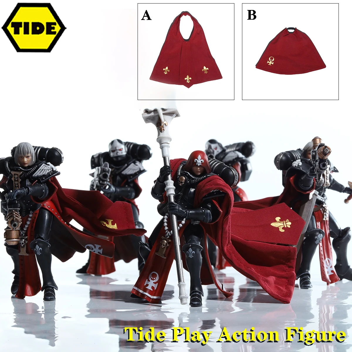 

In Stock JLDZ Toys 1/18 Warfare Legion Battle Sisters Combat Equipment Cloak Model JOYTOY Action Figure Body Accessories Mantl