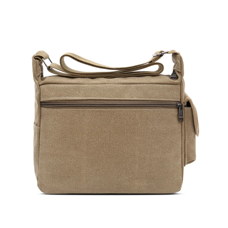 

Bag Shoulder Vintage Bag Waxed For Handbag Crossbody Male Bags Padded Water For Briefcase Canvas Resistant Men Man Messenger