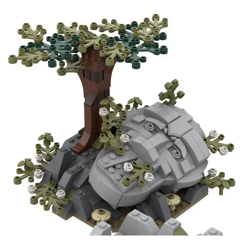 Конструктор с изображением замка Moc волшебные кольца модель сцены фильма сделай