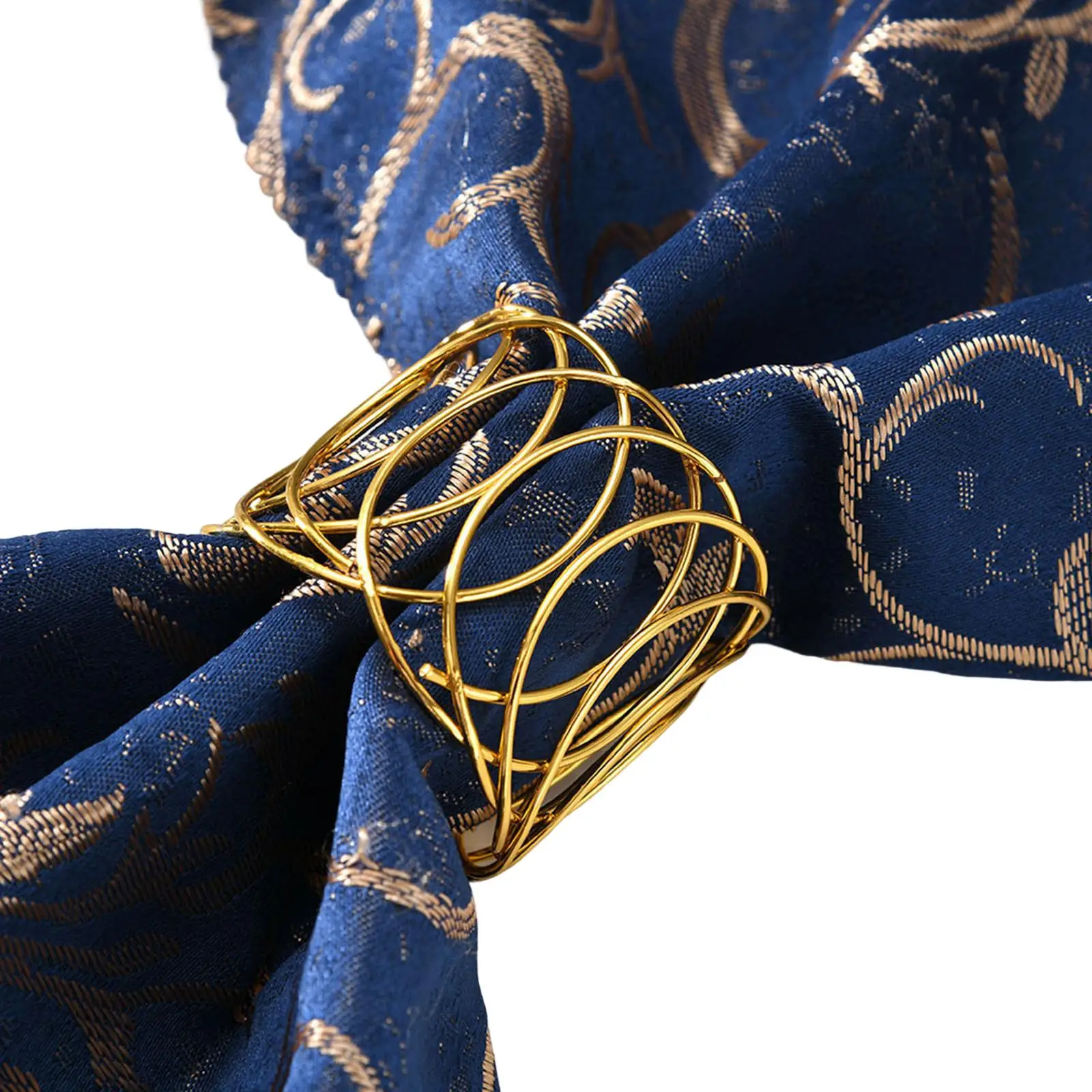 

2 Pieces Cloth Napkin Holders Napkin Buckles for Cloth Napkin Table Wedding