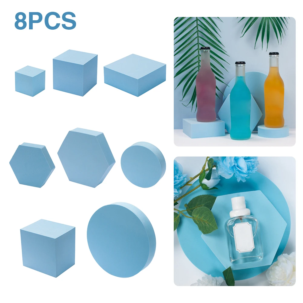 

8 шт. студийный фон геометрический куб для помады фон для фотографии реквизит для съемки инструменты для макияжа украшения в форме Крафта