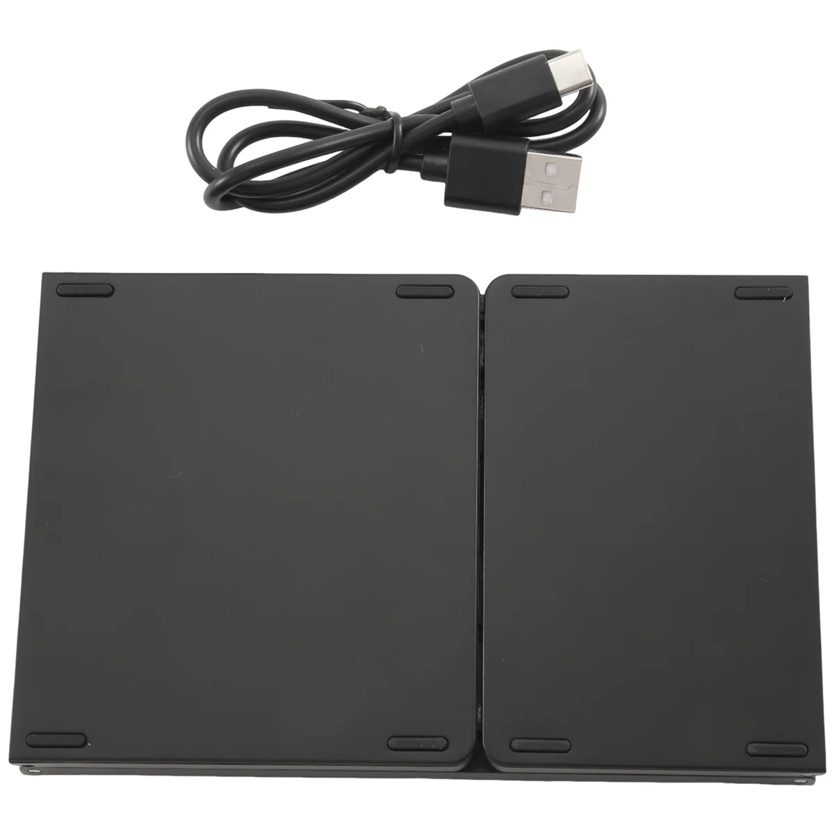 Складная Bluetooth-клавиатура для путешествий трехскладная беспроводная