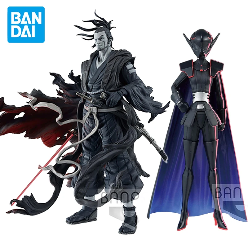 

Bandai Original Samurai Ronin Am Karre Star Wars: Visions Genuine Collectible Model Anime Figure Action Toys Gift