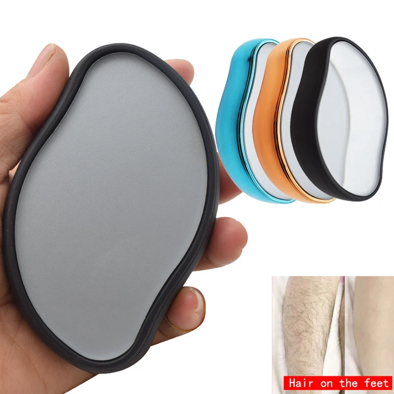 

Body Hair Removal Tool Glass Hair Remover Reusable Easy to Clean Crystal Physical Hair Removal Painless Safe Hair Remover Cleani