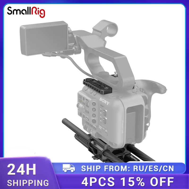 

SmallRig Pro Photography Camera Kit for SONY FX6 Camera Set Features two top plates suit the original handle 3225