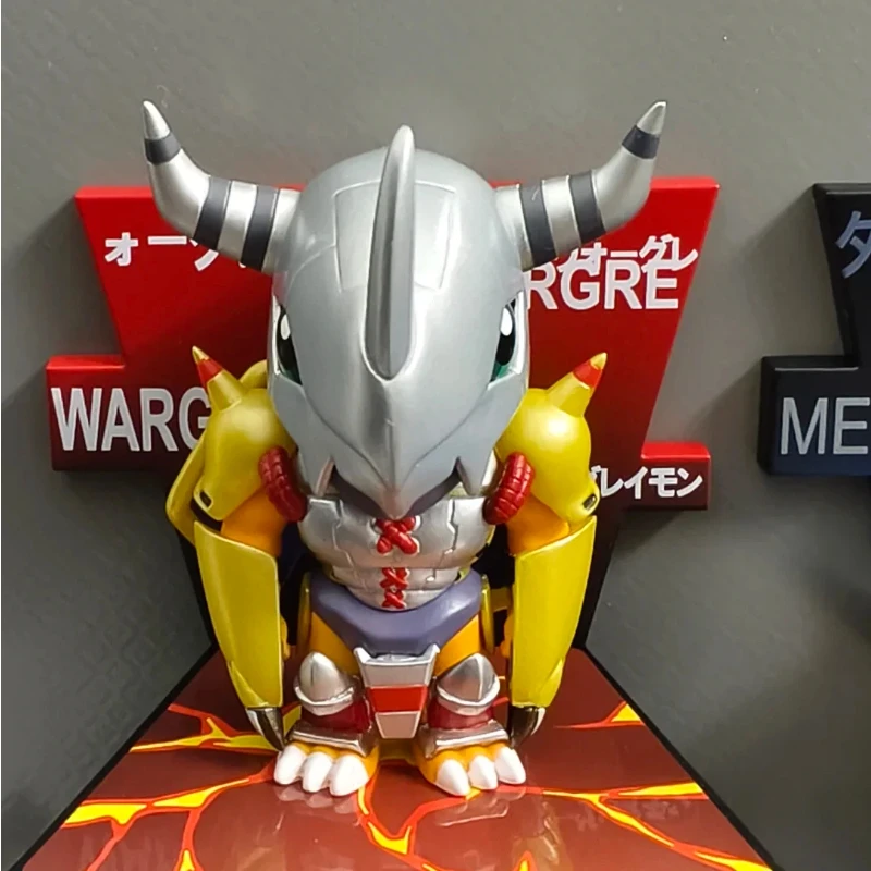 Фото Оригинальные магниты на холодильник POP MART из серии Digimon Adventure, коллекционные фигурки, игрушки, украшения, подарок для фанатов аниме №3