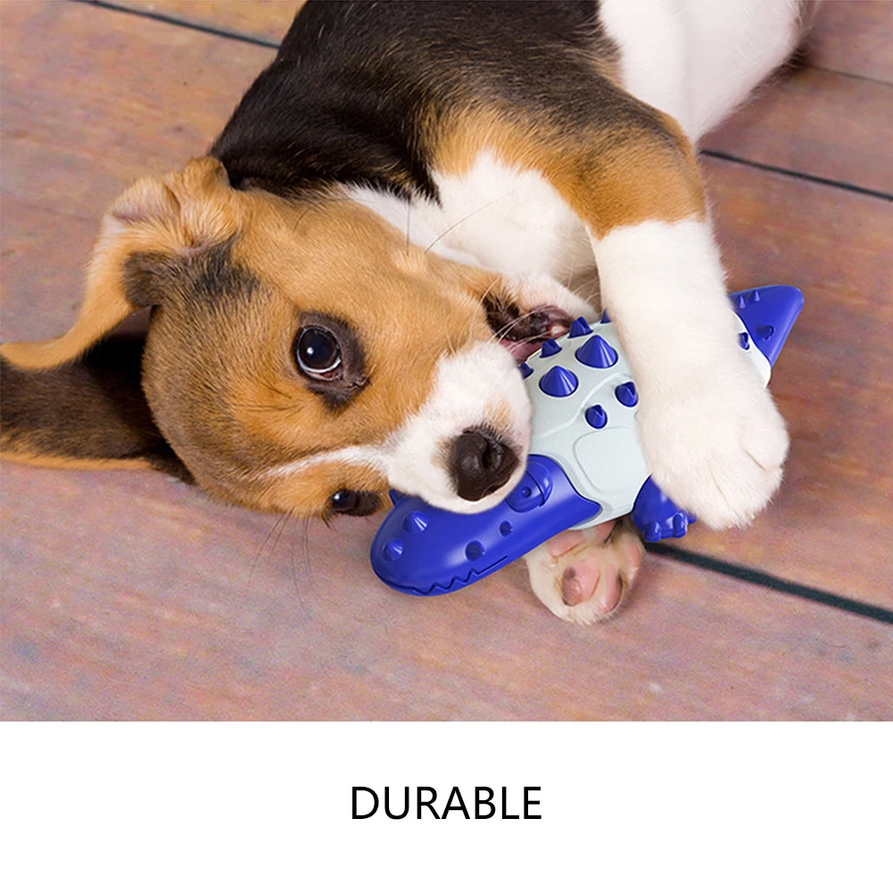 Игрушка для животных Собака в форме крокодила с звуком, предназначенная для очистки зубов и устойчивая к укусам, для крупных собак.