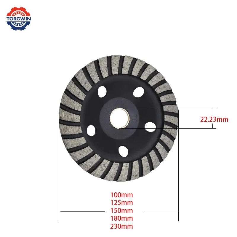 1 шт. алмазный шлифовальный диск 100/125/150/180 мм