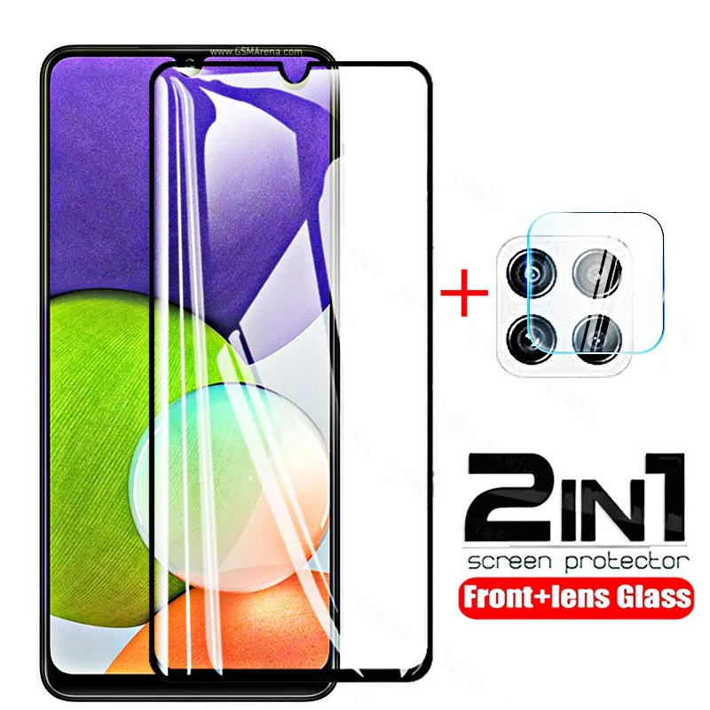 

Защитное стекло с полным покрытием для Samsung Galaxy A22, защита экрана A22, A32, 5G A12, закаленное стекло для A22, SM-A226B A 32, 22, объектив