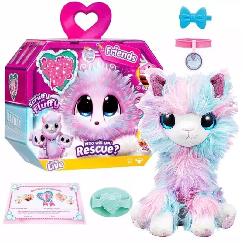

Little Live Pets Scruff-A-Luvs Pp Cotton Stuffed Plush Toys Alpaca Bear Unicorn Plush Dolls Surprises Blind Box Gifts Kids Toys