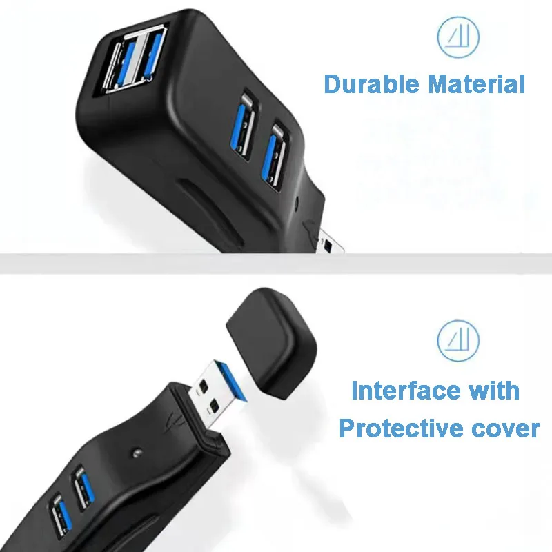 4-портовый концентратор USB 3 0 адаптер 5 Гбит/с высокоскоростной разветвитель