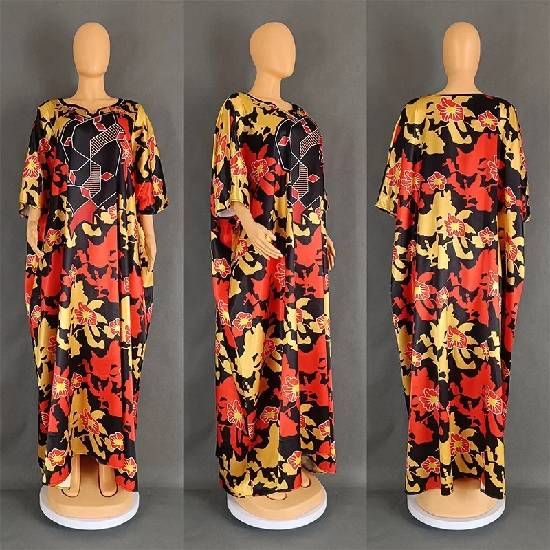 Мусульманская Мода Boubou Robe размера плюс традиционная африканская одежда Анкара