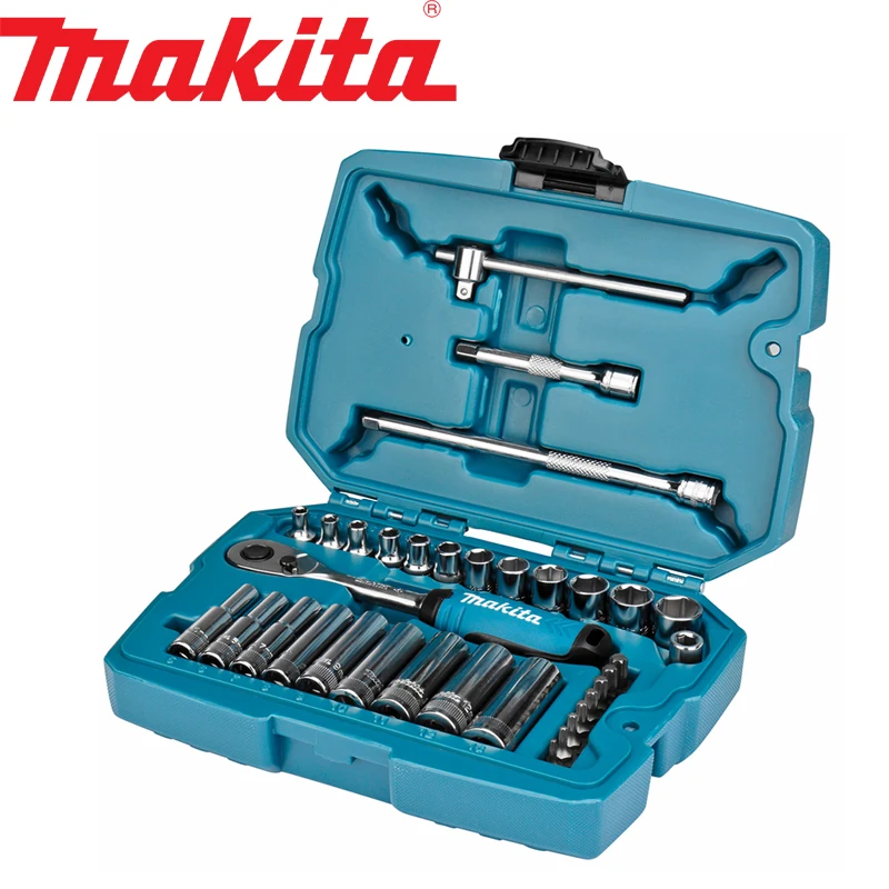 

Набор гаечных ключей с трещоткой Makita, 34 шт.