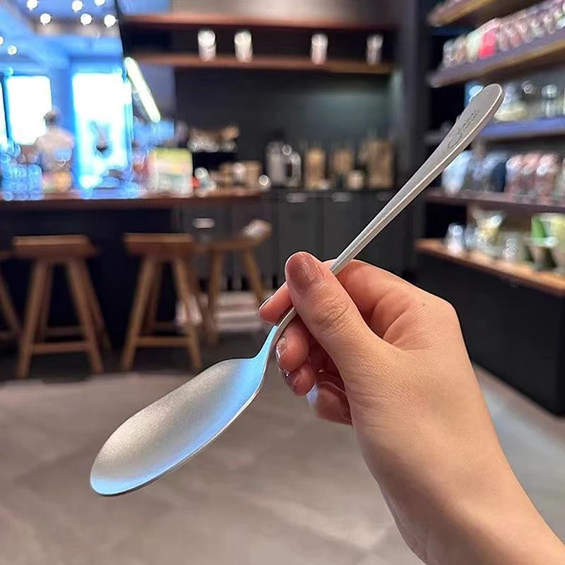 Ложка для супа из нержавеющей стали зеркальная полированная столовая посуда