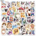 103050 шт. смешанных мультяшных акварельных котов, стикеры, кавайные Виниловые для девочек, гитары, путешествия, холодильника, багажа, Классические наклейки, стикеры для детей F5