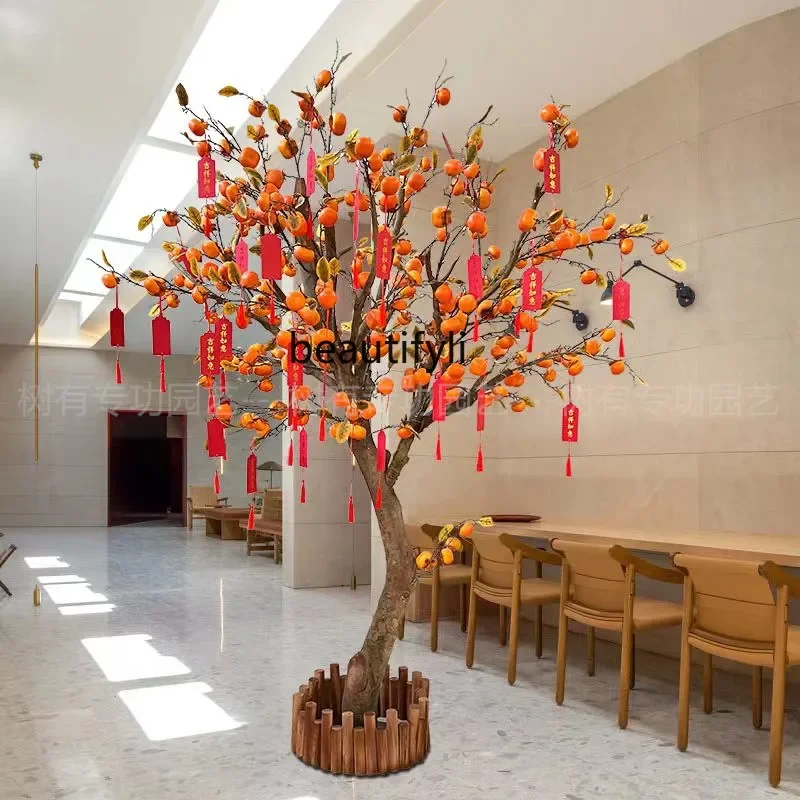 Имитация яблочного боярышника декоративное бонсай из массива дерева большое