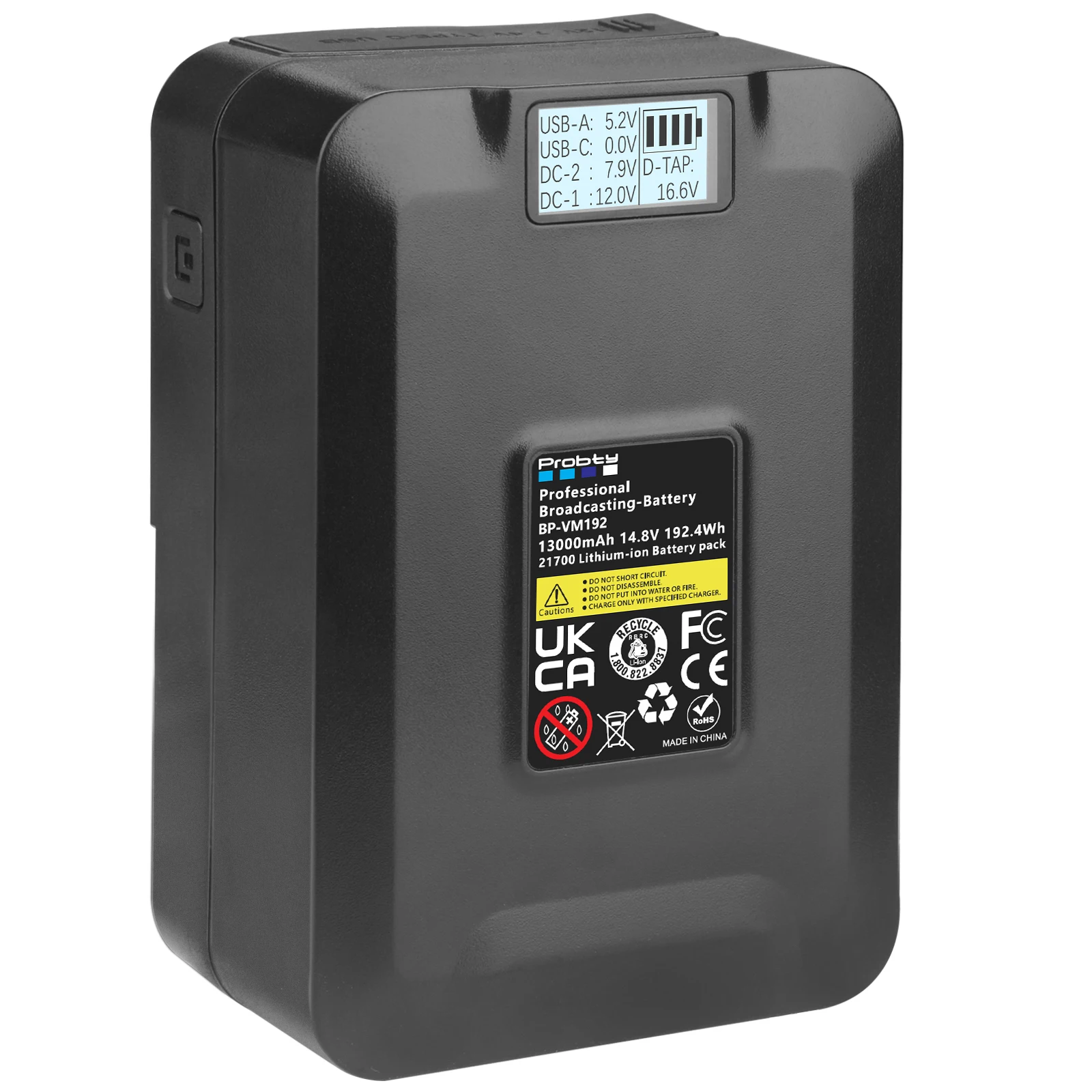 V Mount Battery Power Bank 14 8 В 13000 мАч Lock V-образный литий-ионный аккумулятор с быстрой