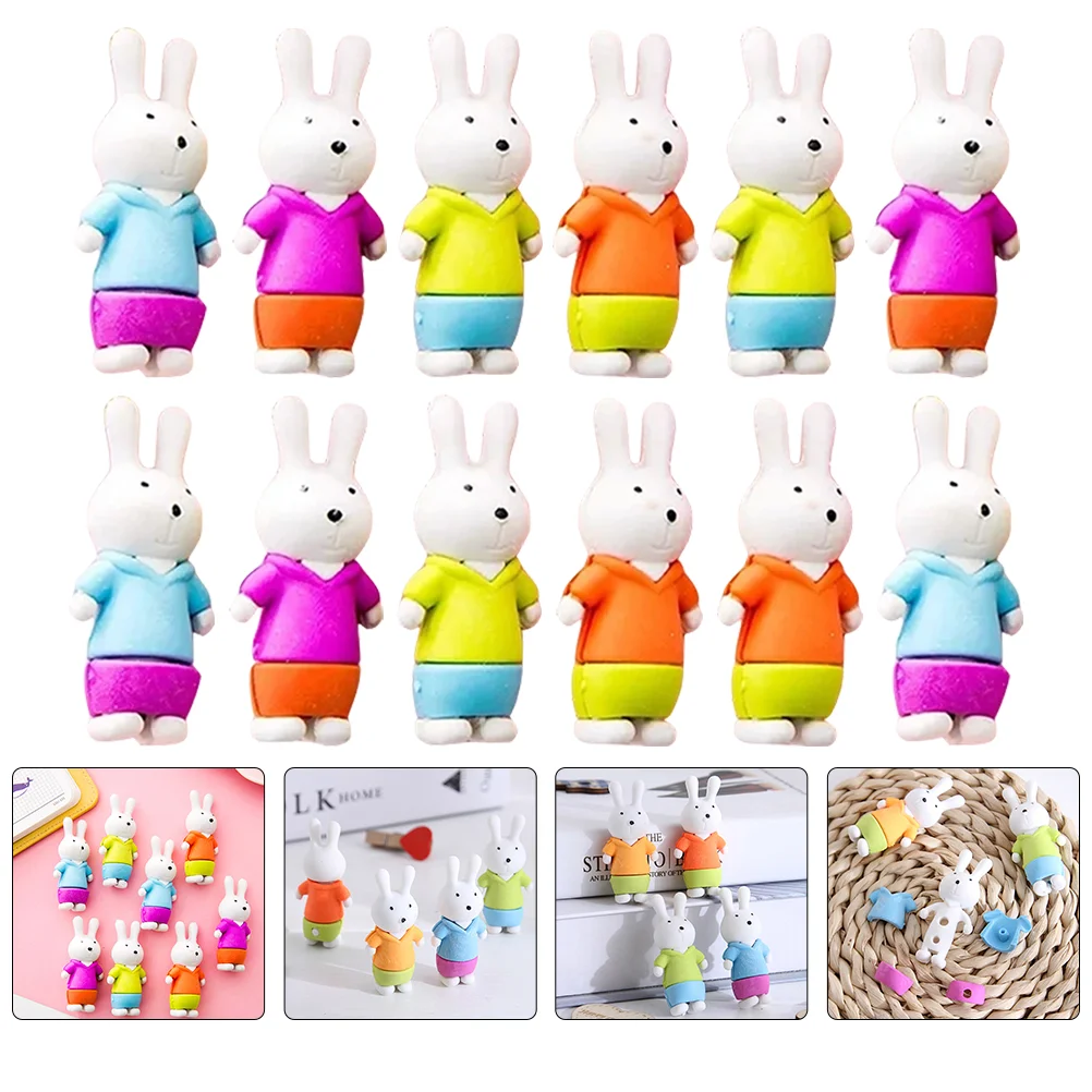 

Eraser Kids Prizes Bulk School Party Favors Classroom Erasers Cool Block Fun Students White Ornament Animal