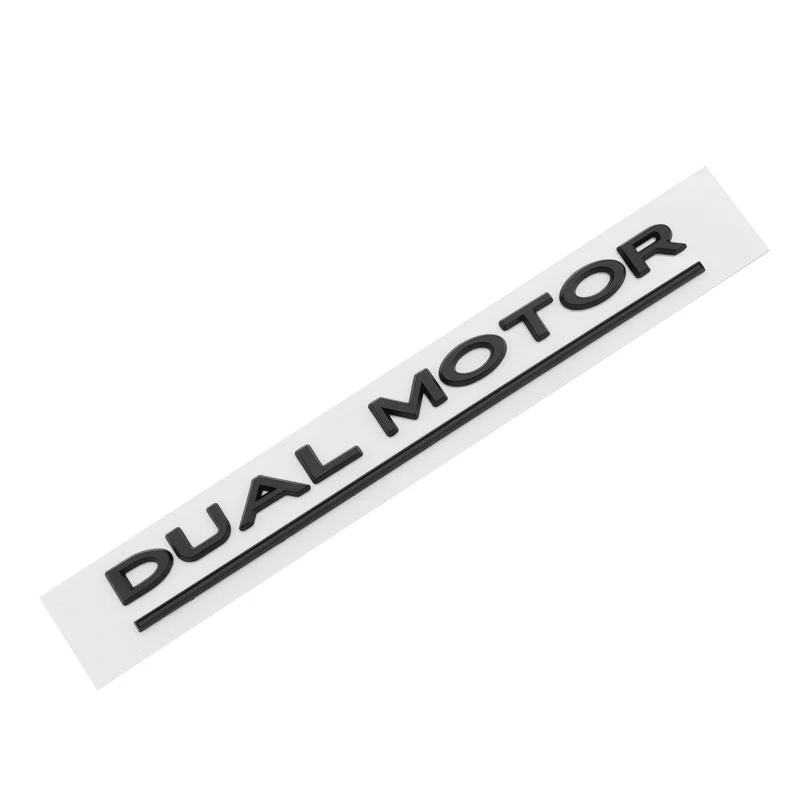 

Эмблема DUAL MOTOR для Tesla Model 3 Y S X, аксессуары, логотип с подкладкой, логотип, значок на багажник, хромированная 3D наклейка
