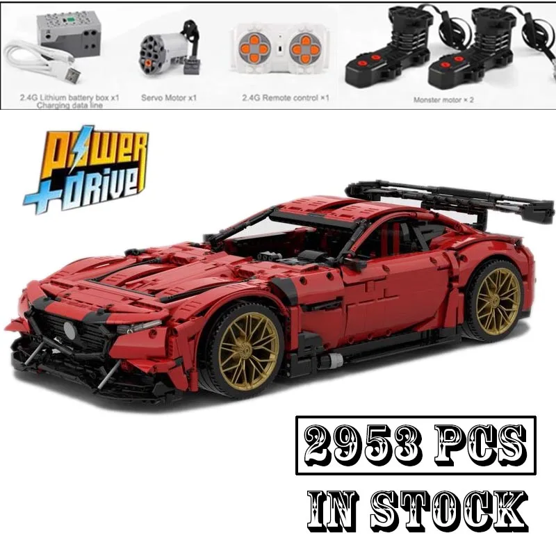 Новинка модель MOC-156321 RX-концепция 1:8 автомобиля Supercar Racers строительные блоки