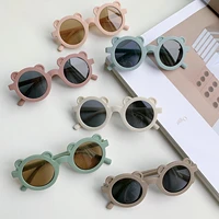 new children baby sunglasses cute cartoon bear frame sunglasses lovely designer outdoors sun glasses for boys baby girl