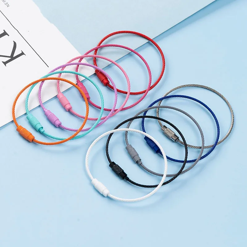 

Fresh And Cute Wholesale 20pcs Key Tags Rings White Plated Steel Round Split Ring For Pet Id Tags Pet Dog Cat Collar Accessories