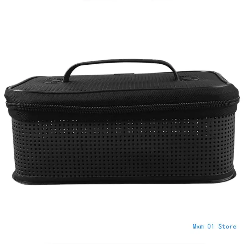 

Bag with Handle Portable Mesh Fishing Tackle Storage Case Durable Drop shipping