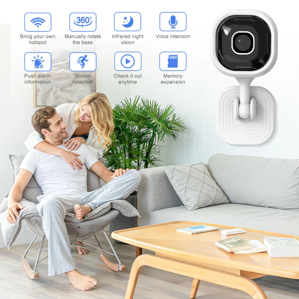 

A3 1080P Smart Mini WiFi IP Camera Indoor Wireless Security Home Surveillance Camera Baby Monitor Network WiFi Camera