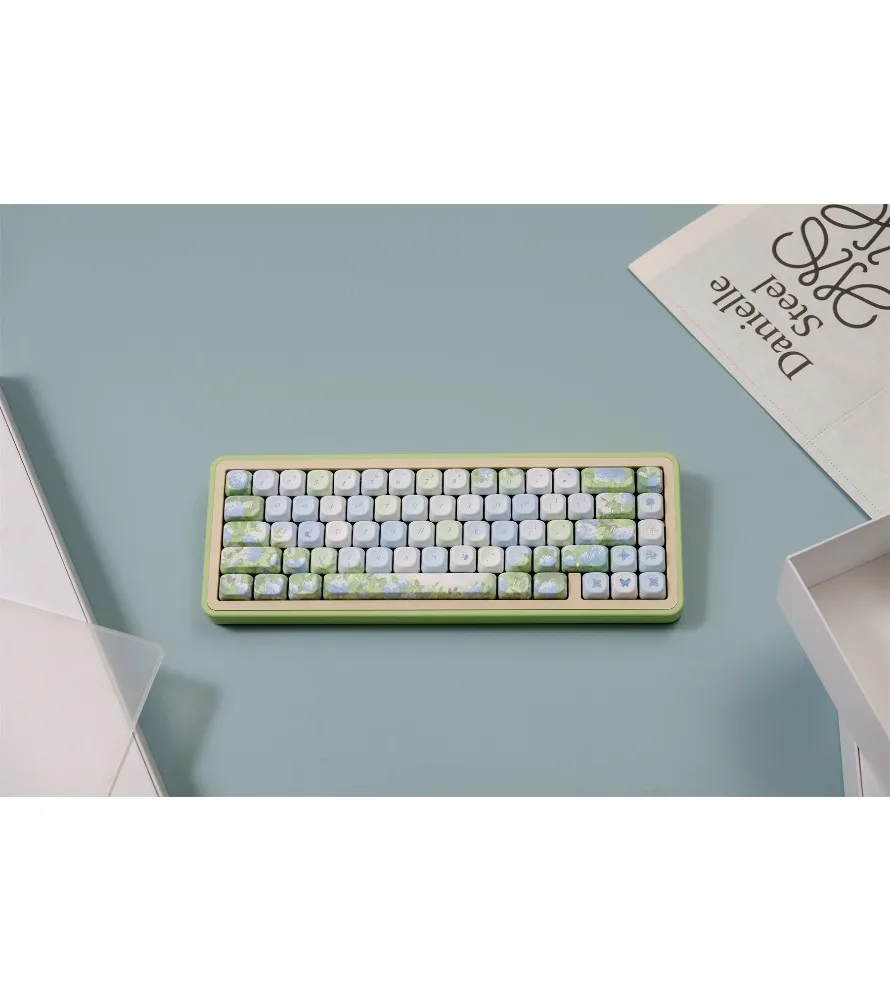 Фото Колпачки для механической клавиатуры с сублимационной печатью Wooting Summer Keycap PBTXOA (размеры) №1