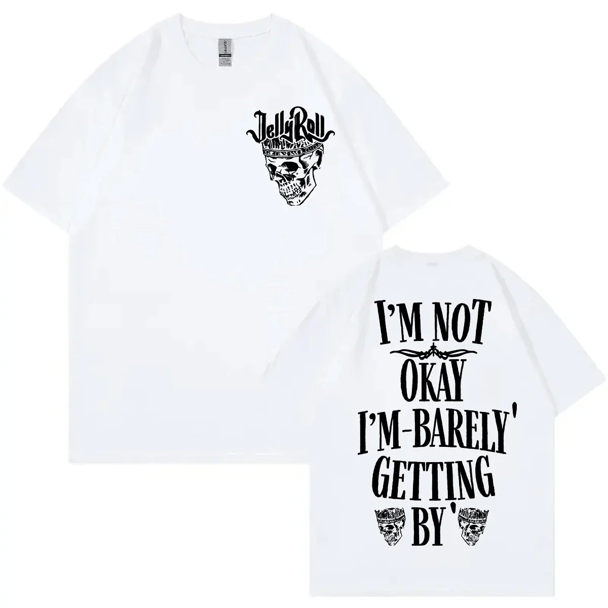 Футболка Мужская/женская с коротким рукавом из чистого хлопка