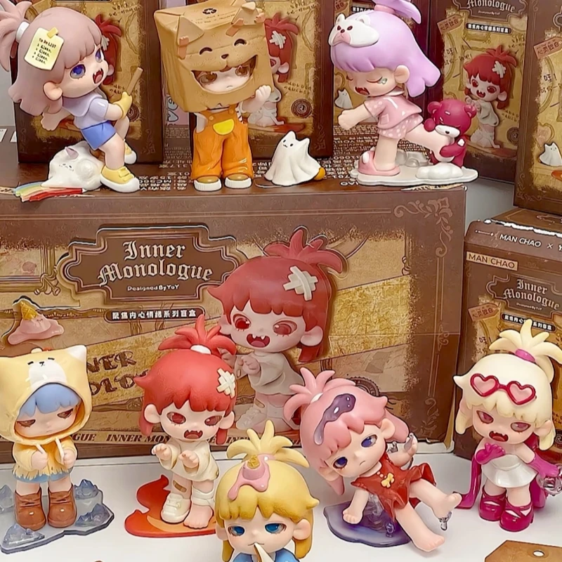 В наличии Yobu Mind Monologue Series слепая коробка украшения анимация периферийные игрушки