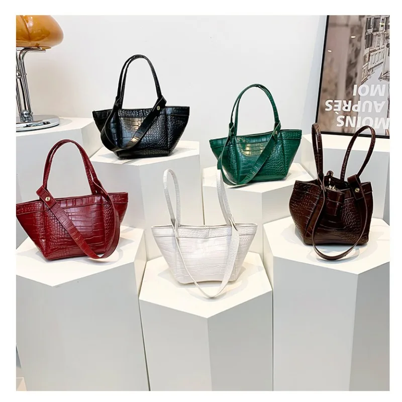 Сумки-хобо из ПУ кожи аллигатора два стиля Женская Роскошная сумка на плечо и