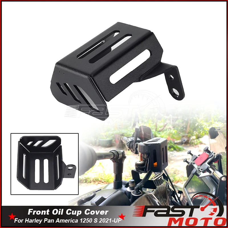 

Motorcycle Oil Cup Cover Pump Fluid Reservoir Guard Protector For Harley Pan America 1250 RA1250 Special RA1250S S 2021-2023