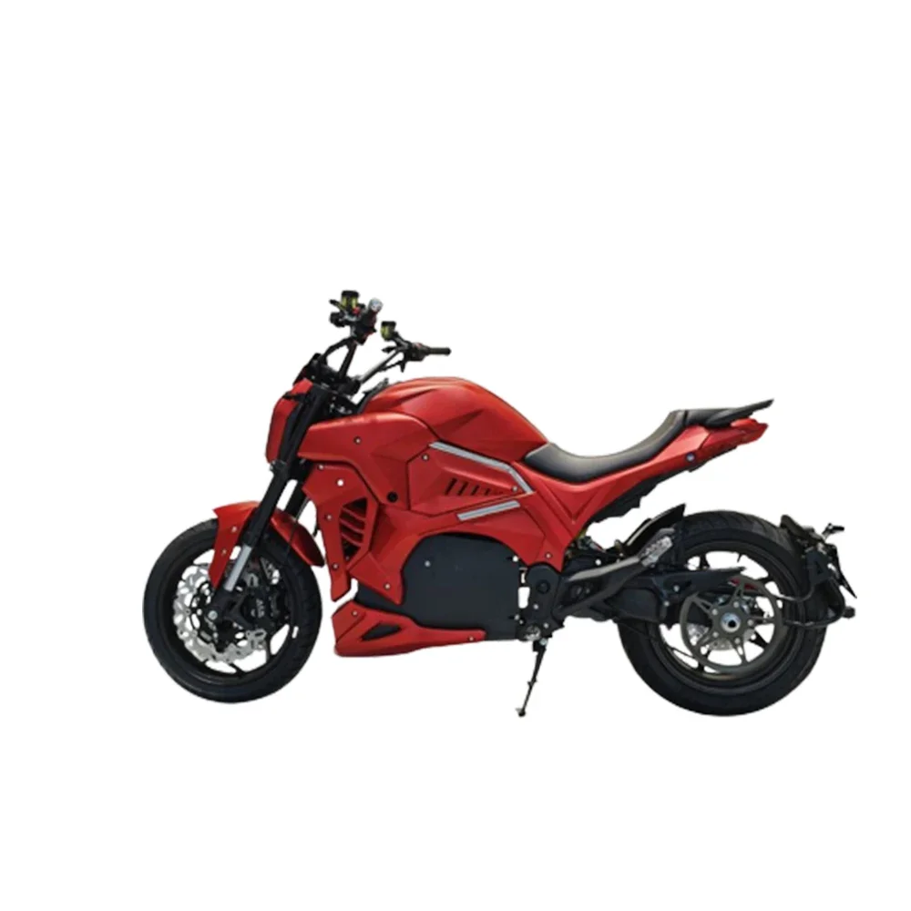 

5000W-10000W Electric Motorcycle 18 Inches Scooter Lithium Battery Wide Tyre Anti-Skid Single Arm Drum Brake Adult