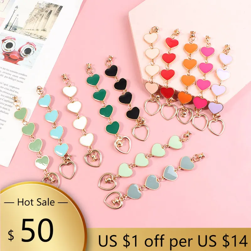 

DIY Bling Diamond Bracelet Chain Accessory Crystal Phone Case Cover Creative Mobile Phone Straps Phone Decoration Macaron Color