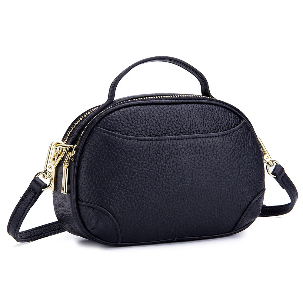 

Women's leather strap bag, small leisure handbag, new series