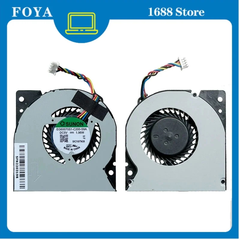 Запасной кулер для охлаждения процессора ноутбука, радиатор для освещения 5 В, 1,96 Вт