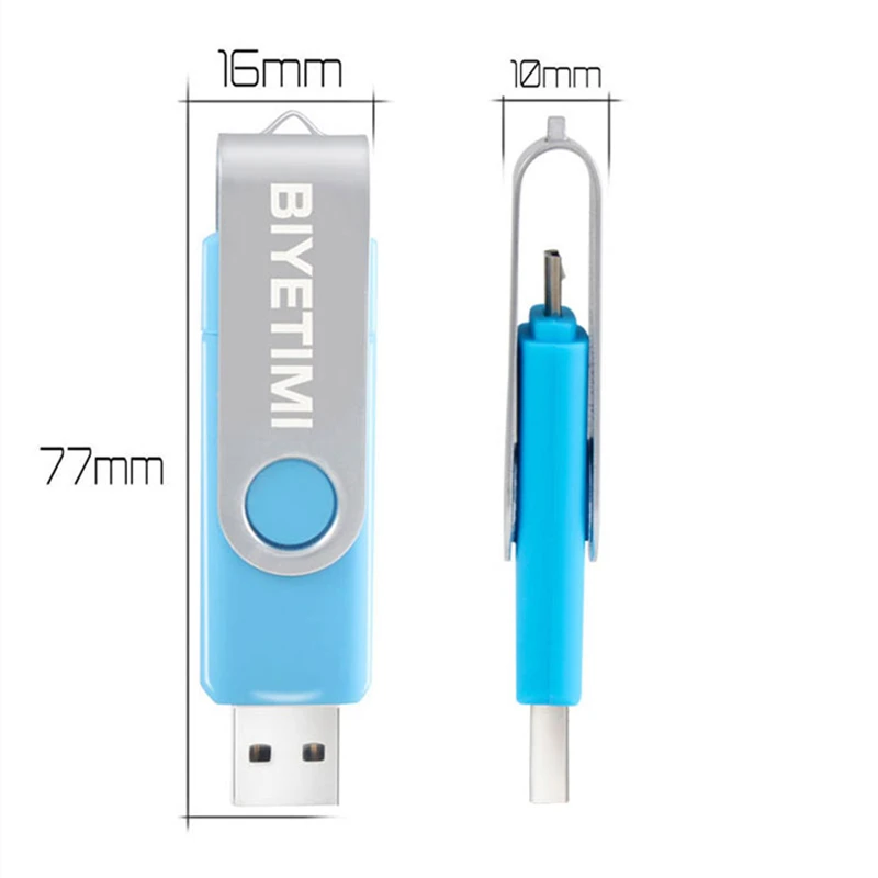 biyetimi usb stick 64gb otg 2 0 multifunctional pendrive 128gb flash drive 256gb 16gb 128g pen drive for phone and pc free global shipping
