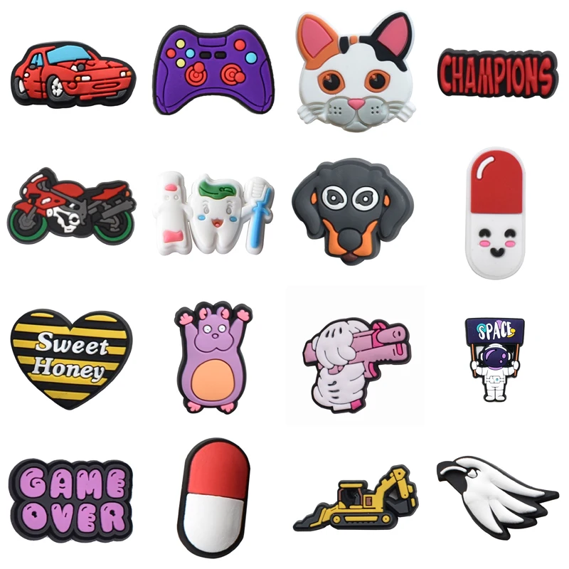 

Wholesale Bulk Para Pins Boy Packs Girl Kids Decorations for Croc Gifts Shoes Accessories Men Set Jeans Women Charm Shoe Charms